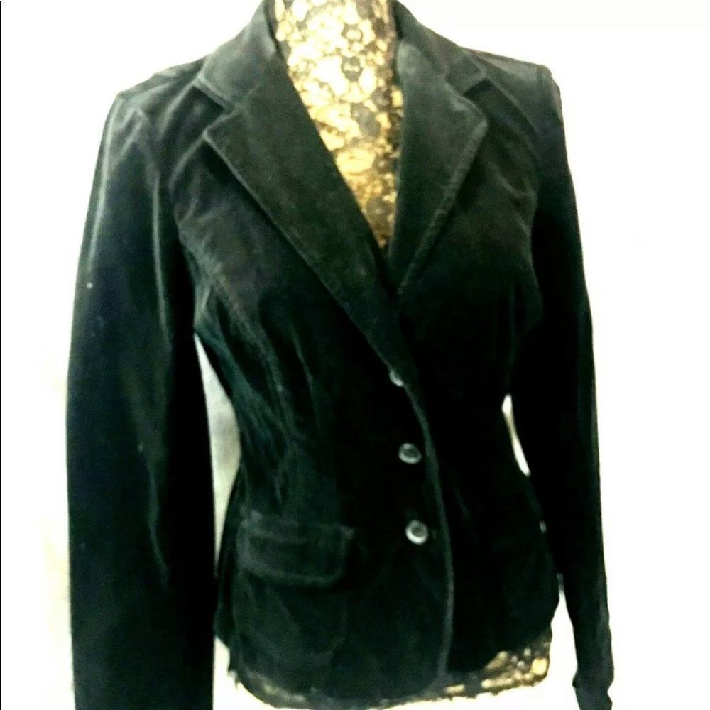 Vintage Tommy Hilfiger Black Jacket Cotton Stretch